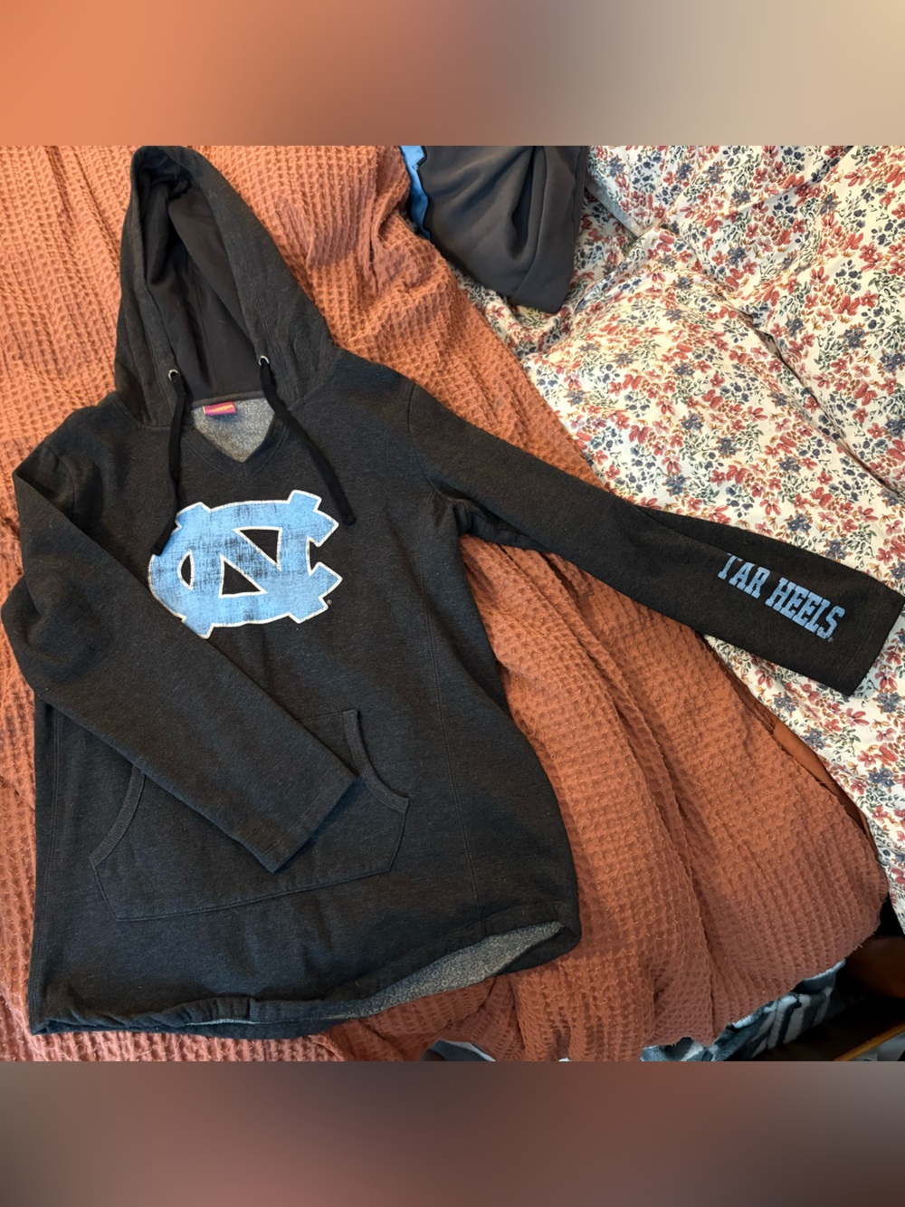 Campus Heritage Black Hoodie with UNC logo